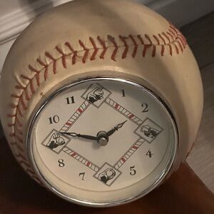 Baseball Pitcher themed clock